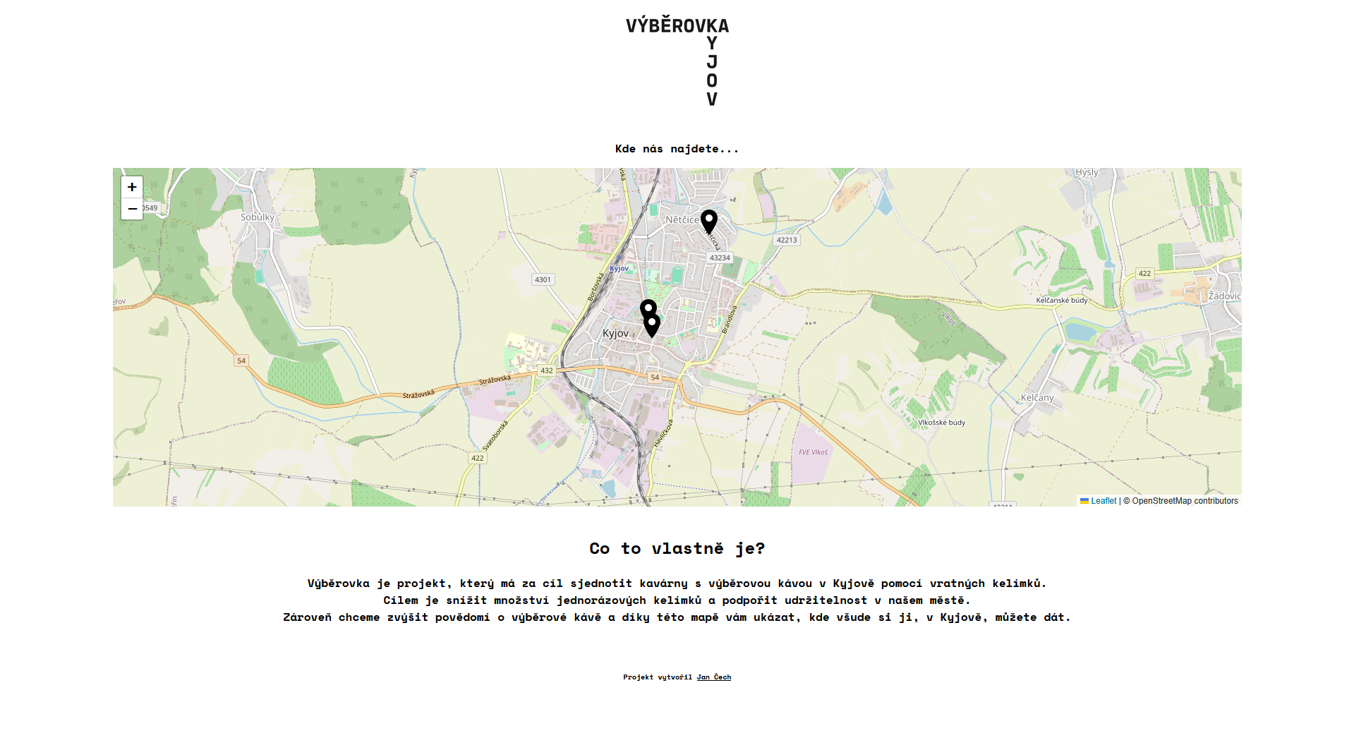 Výběrovka Kyjov website preview